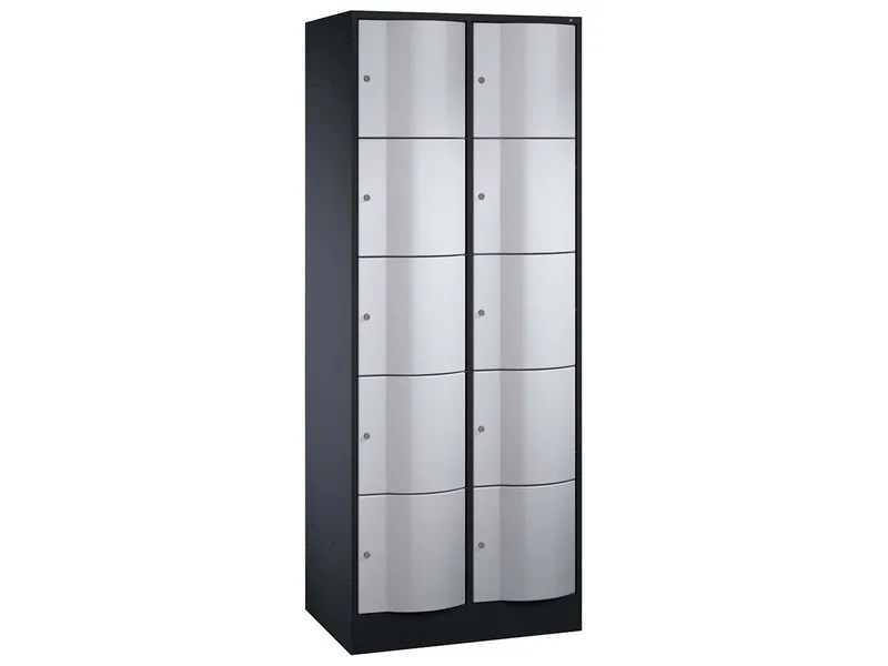 C+P C+P Schließfachschrank 2 Türme an/si 5er – Produktbild 1 von 1