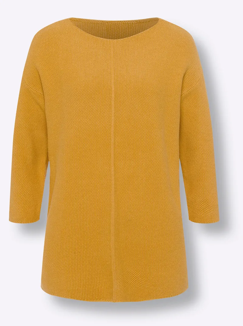 heine Strickpullover ocker, Ocker, – Produktbild 2 von 2