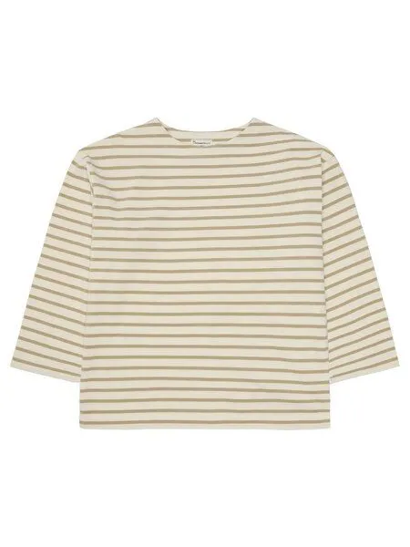 KnowledgeCotton Apparel KnowledgeCotton Apparel Gestreiftes Langarmshirt aus Bio-Baumwolle, Rot-red-striped, – Produktbild 3 von 3