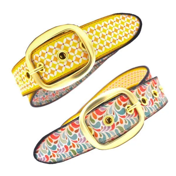 Seegarn Seegarn - Gürtel / Wendegürtel SeeLicht 4cm, Gold, – Produktbild 1 von 5