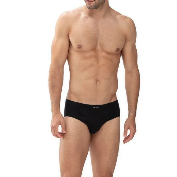mey Mey Re:Think Herren Mini Slip aus GOTS Baumwolle, Schwarz, – Produktbild 1 von 2