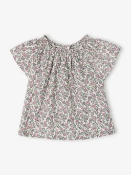 Vertbaudet Mädchen Baby Bluse mit Blumenmuster – Produktbild 1 von 1