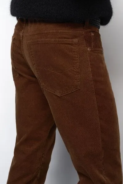 M 5 BY MEYER M 5 BY MEYER Five Pocket aus Casual Cord, Rot (rust), – Produktbild 5 von 6
