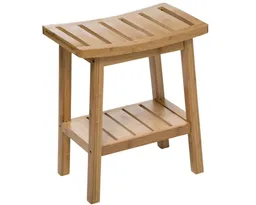 5five Simply Smart Dusch- und Badhocker Badhocker BAMBOO mit Ablage – Produktbild 1 von 1