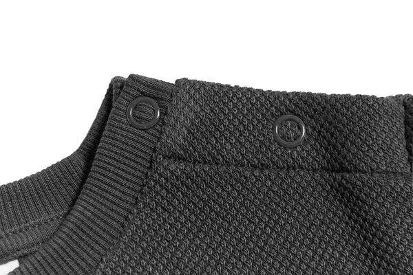 Leela Cotton Leela Cotton Baby und Kinder Piqué Sweatshirt reine Bio-Baumwolle, Anthrazit melange, – Produktbild 2 von 3