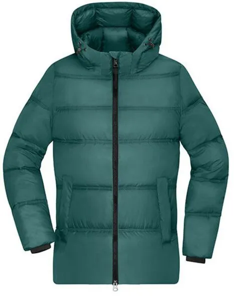 Daiber Daiber Damen Pufferjacke Winterjacke Steppjacke mit abnehmbarer Kapuze Reduziert, Grün (smoky), – Produktbild 2 von 2