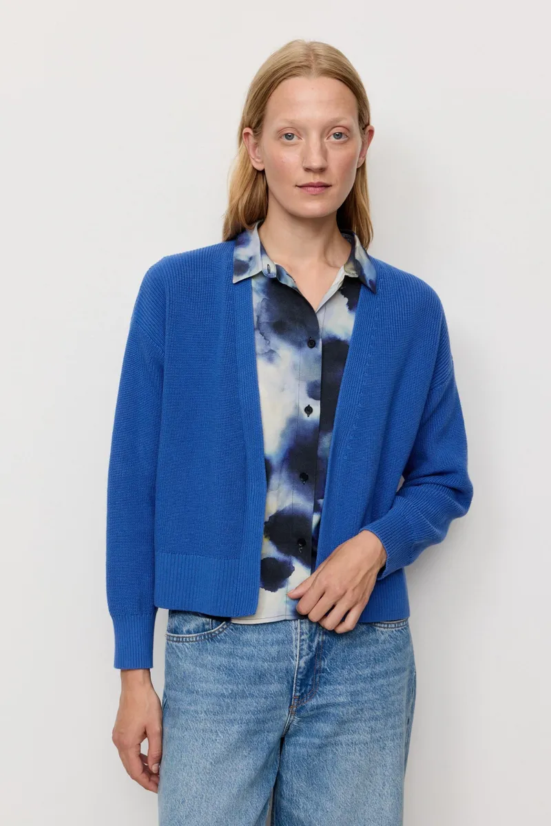 recolution Recolution Damen vegan Strickjacke Moringa Electric Blue, Blau, – Produktbild 2 von 2