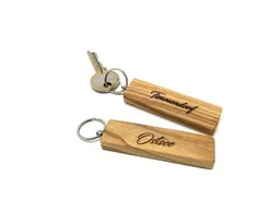 Olivenholz erleben Olivenholz erleben Schlüsselanhänger Stab aus Olivenholz mit deiner Gravur – Produktbild 1 von 1