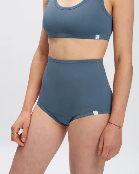 MATONA Matona Slip | Basic Undies Women | aus Bio-Baumwolle | GOTS-zertifiziert, Petrol, – Produktbild 1 von 2
