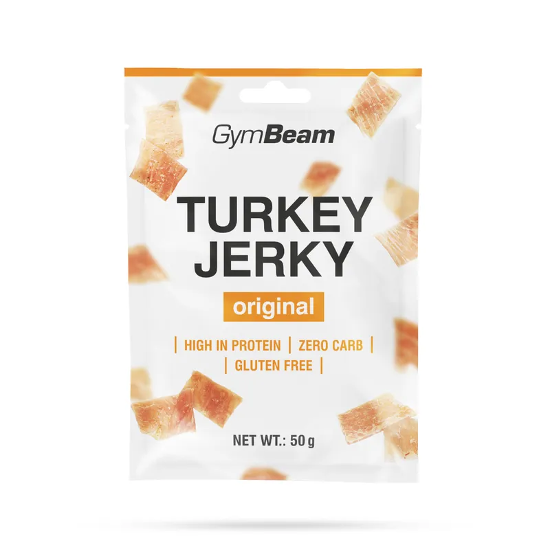 GymBeam Food GymBeam Turkey Jerky 50 g Original – Produktbild 1 von 1