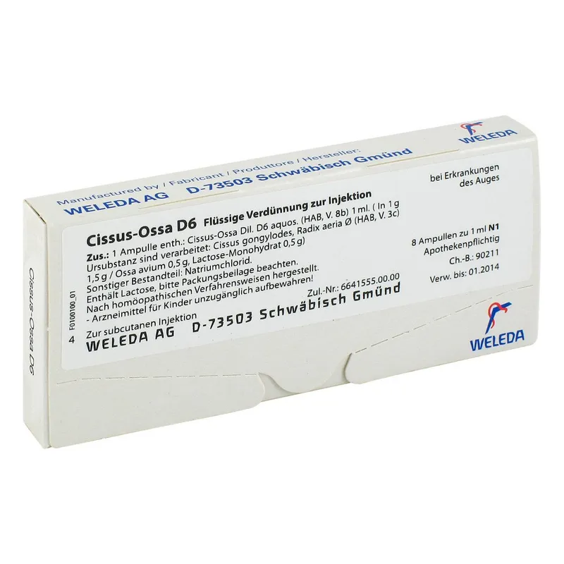 Weleda Cissus-ossa D6 Ampullen – Produktbild 1 von 2