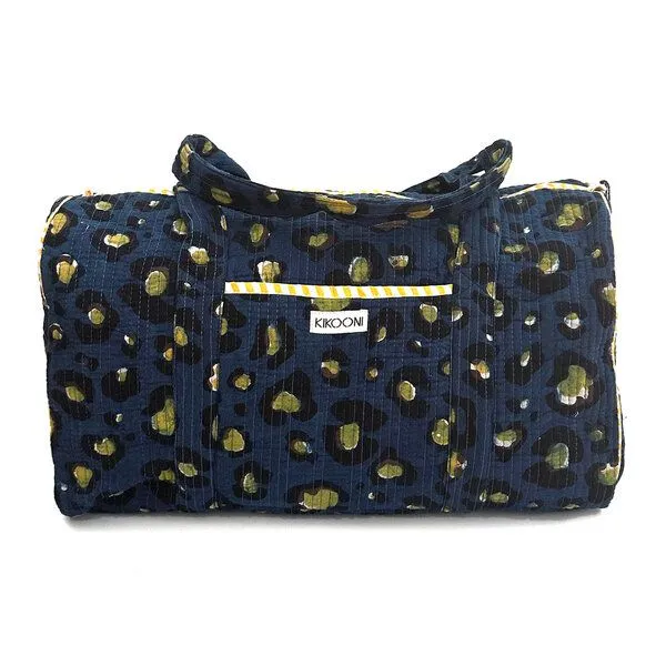 KIKOONI KIKOONI handgefertigte große Baumwolltasche "K. Shopper", Dark leo yellow, – Produktbild 4 von 4