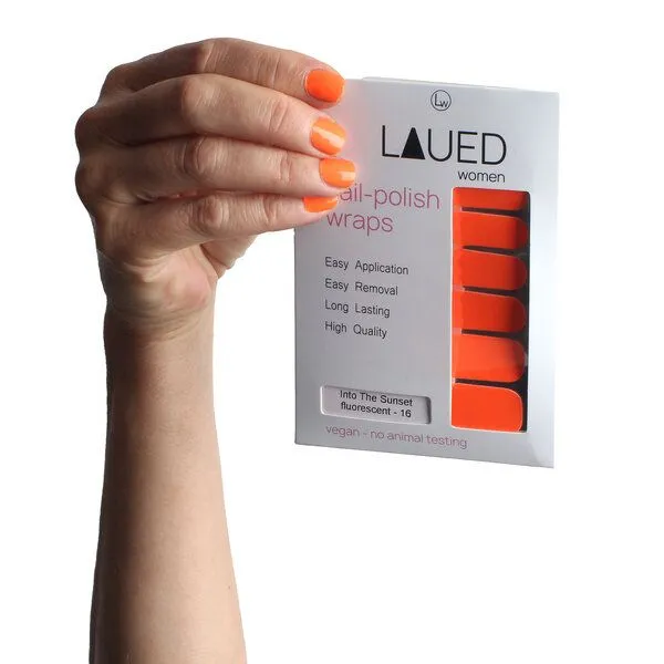 Vargu Vargu LAUED Nagelfolien fluorescent, Into the sunset, – Produktbild 1 von 4