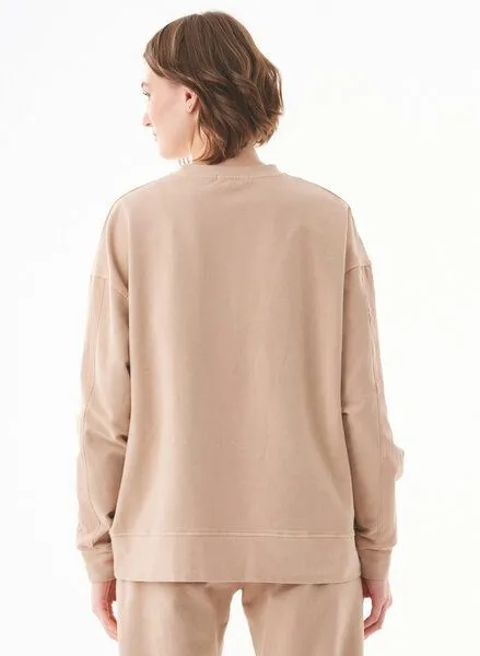 ORGANICATION ORGANICATION Sweatshirt aus Bio-Baumwolle, Natur(beige), – Produktbild 4 von 4