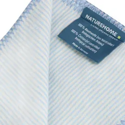 NATUREHOME NATUREHOME Baby Kuscheldecke MIKA 70x100cm 100% Baumwolle (kbA) Streifen – Produktbild 1 von 1