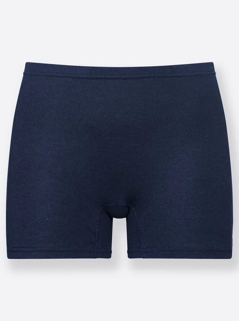 wäschepur Panty 2x grau-meliert + 2x marine, 2x grau-meliert + 2x marine, – Produktbild 2 von 2