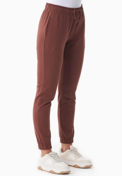ORGANICATION ORGANICATION PEERA | Leichte Sweathose aus Bio-Baumwolle, Coffee brown, – Produktbild 2 von 3