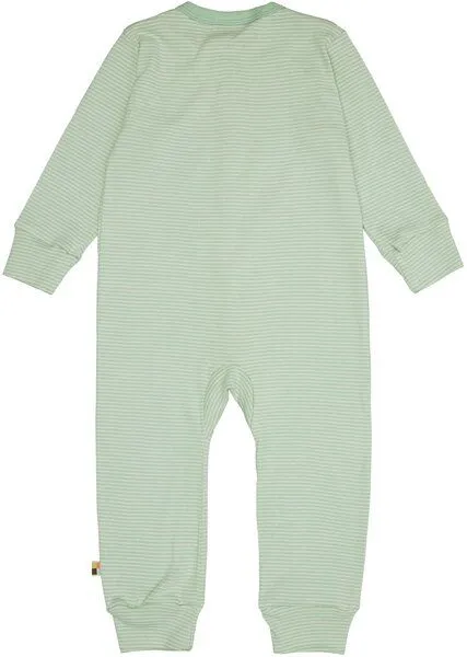 loud + proud loud + proud Baby Overall Pyjama aus Bio Baumwolle und GOTS zertifiziert, Pistacchio/grün, – Produktbild 2 von 4