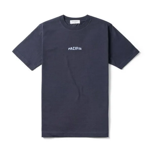 FANTASTIC REALITY STUDIOS Fantastic Reality Studios Pacific Boxy Fit T-shirt – Bio-Baumwolle, Unisex, Blau, – Produktbild 1 von 4