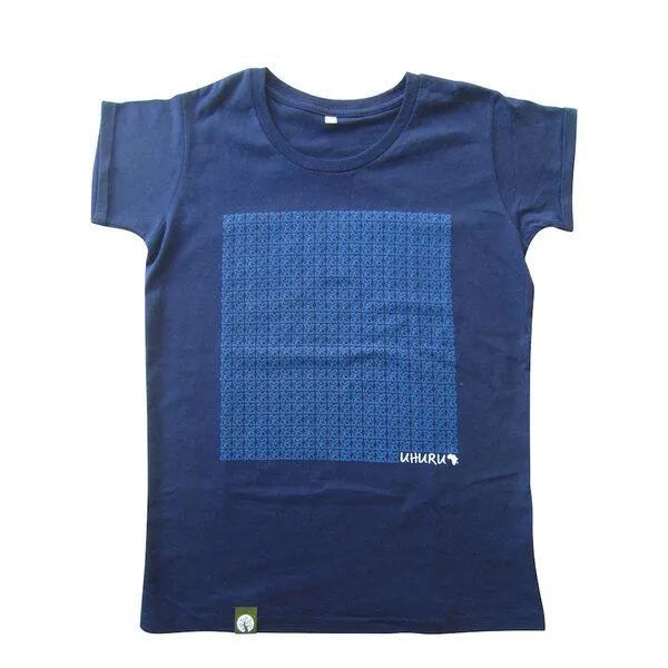 Maishameanslife Maishameanslife Uhuru - Frauen Bio T-shirt, Blau, – Produktbild 1 von 3