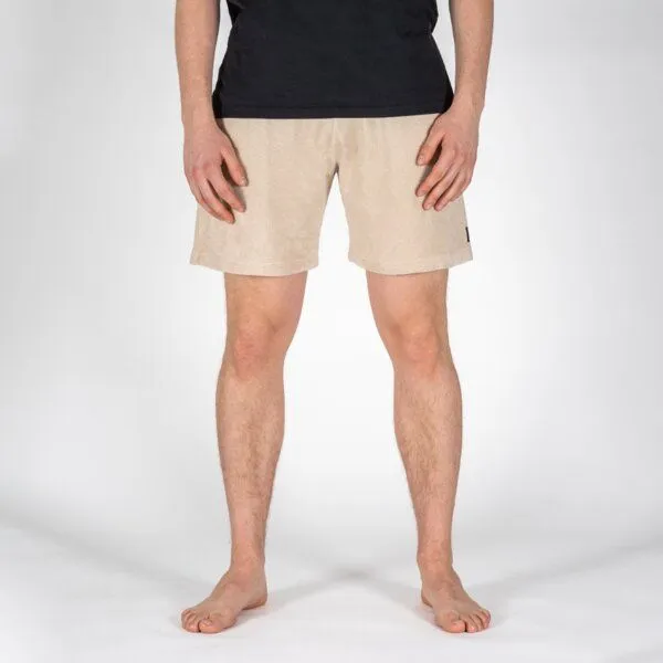 LANGBRETT LANGBRETT frottee shorts unisex, Ecru (natur), – Produktbild 3 von 4