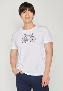 GreenBomb GREENBOMB Bike Mikkel Guide - Sportliches T-Shirt aus Bio-Baumwolle / hochwertiger Print / GOTS / Fair & Vegan – Produktbild 1 von 1