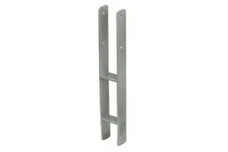 woodstore24 H-Pfostenträger 91 x 600 mm inklusive Befestigungsmaterial, passsend für den Pfosten der Zaunserie Douglasie Premium – Produktbild 1 von 1