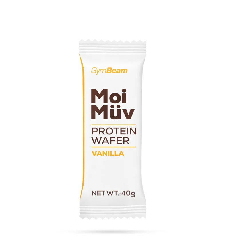 GymBeam Food GymBeam MoiMüv Proteinwaffel 40 g Vanille – Produktbild 1 von 1