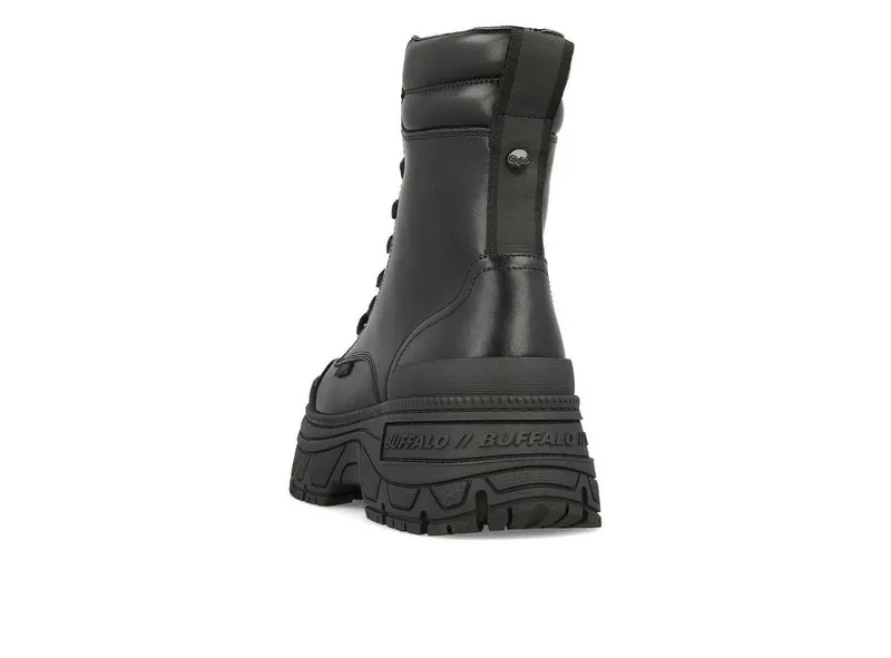 Buffalo Buffalo Fusion Lace Up Mid Damen Black Ankleboots, Schwarz, – Produktbild 3 von 5