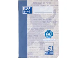 OXFORD OXFORD Recycling-Oktavheft DIN A6, 32 Blatt, Lineatur 51 (liniert), 90 g/m², ohne Rand – Produktbild 1 von 1