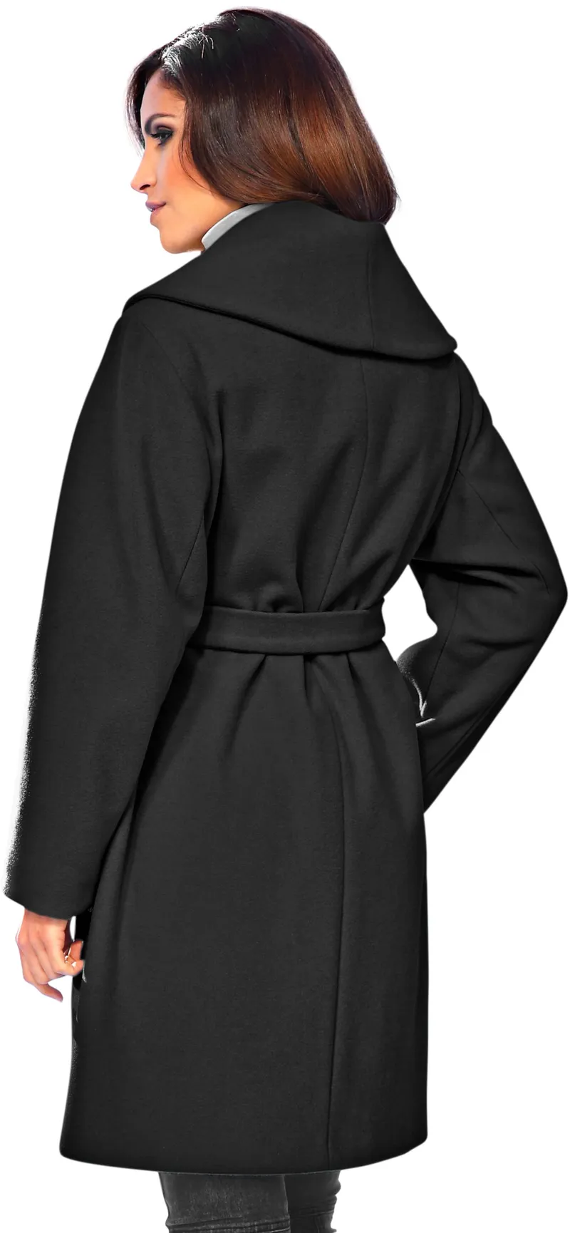 heine heine Wolljacke schwarz, Schwarz, – Produktbild 2 von 2