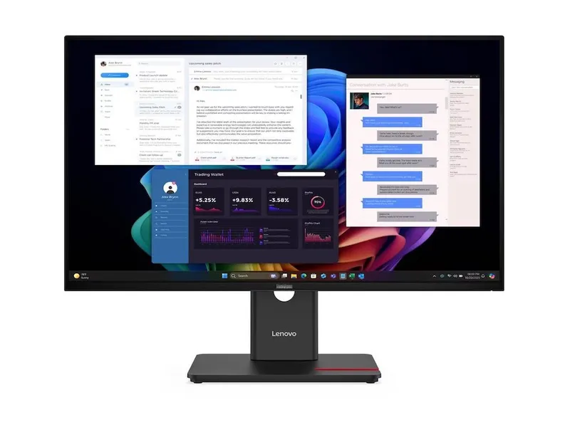 Lenovo Lenovo ThinkVision T27UD-40 - LED-Monitor - 68.6 cm (27") – Produktbild 2 von 4