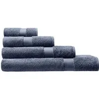 Cotonea Cotonea Bio Frottier-Handtuch, Steinblau (blau), – Produktbild 1 von 1