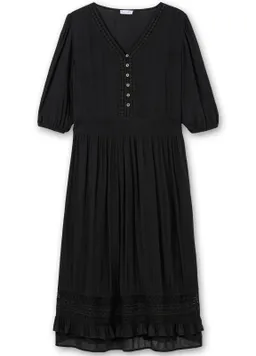 sheego by Joe Browns Maxikleid schwarz – Produktbild 1 von 1