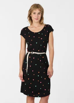 ragwear ragwear Sommerkleid LILITHE PRINT (2-tlg) Baumwoll-Modal-Mix mit Eingrifftaschen und Gürtel – Produktbild 1 von 1