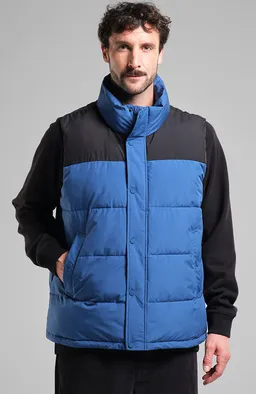 Dedicated DEDICATED Herren vegan Bodywarmer Puffer Blau – Produktbild 1 von 1
