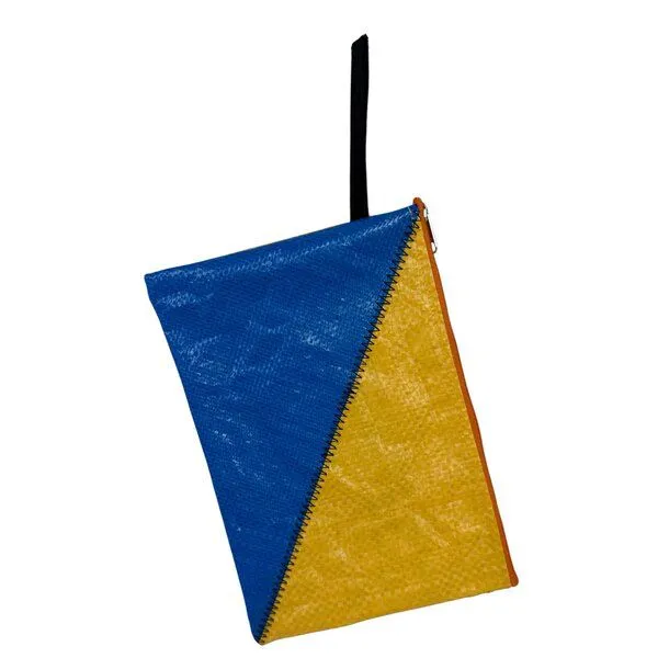 Beadbags Beadbags Spacy Ri74 Kosmetiktasche / Federmappe, Blau-gelb, – Produktbild 3 von 3