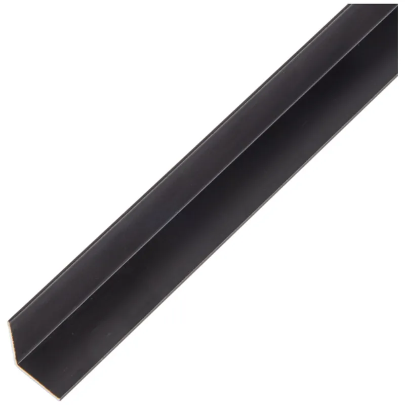 Alberts ALBERTS Winkelprofil, gleichsch., Alu schwarz elox., LxBxHxS 1000 x 15 x 15 x 1 mm – Produktbild 1 von 1
