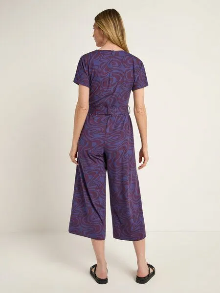 LANIUS LANIUS Jumpsuit Print Swirl, Dark berry, – Produktbild 3 von 4