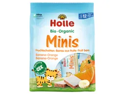 Holle Holle Bio-Fruchtriegel "Minis" Banane-Orange, ab 12. Monat, 100 g – Produktbild 1 von 1