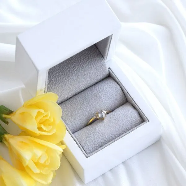 Eppi Eppi Salt and Pepper Diamant im goldenen Ring Stefan, Rosa, – Produktbild 4 von 4