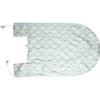 HANS NATUR Babynest Bezug Bio-Baumwolle, Maße 105 x 55 cm Raute mint – Produktbild 1 von 1
