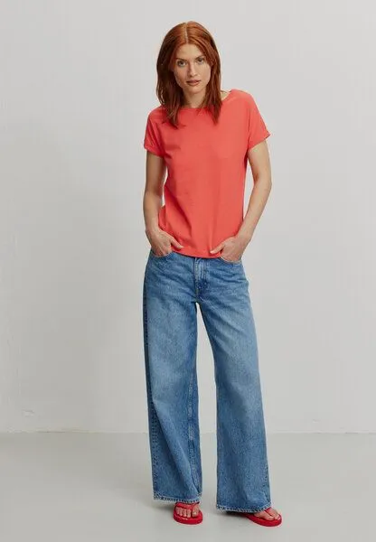 recolution recolution Basic T-Shirt CAYENNE, Mars red, – Produktbild 4 von 4
