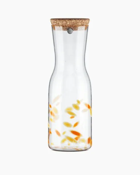 Sonnenglas Sonnenglas® Light Carafe Lichtkaraffen, C2 1000ml orangene sprenkel, – Produktbild 1 von 1