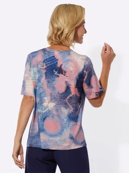 Witt Rundhalsshirt marine-flamingo-bedruckt – Produktbild 1 von 1