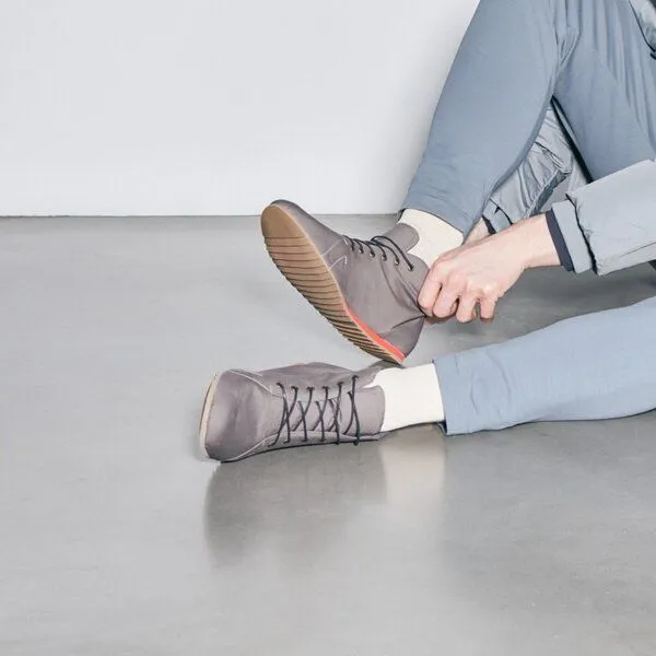 SORBAS SORBAS '66 veganer Sneaker aus Bio-Baumwolle (ungefüttert), Grau, – Produktbild 3 von 4