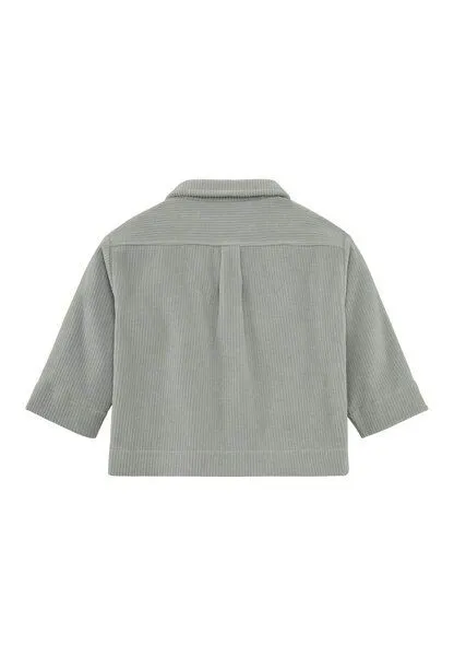 hessnatur hessnatur Cord-Jacke Mini Boho aus reiner Bio-Baumwolle, Nebelblau, – Produktbild 3 von 3