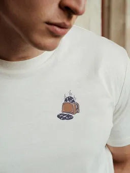 Kultgut Kultgut Weiches Shirt - Biobaumwolle naturbelassen/ Hot Music – Produktbild 1 von 1