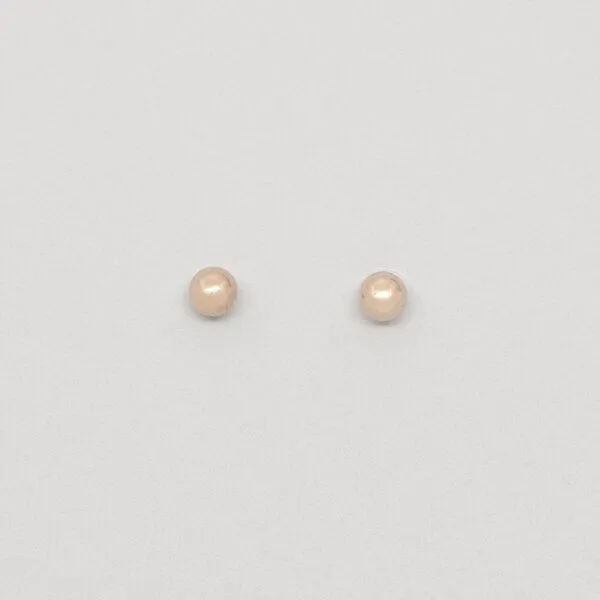 fejn jewelry fejn jewelry Ohrstecker 'shiny ball', Gold, – Produktbild 3 von 3