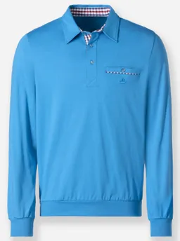 marco donati Langarm-Shirt azur – Produktbild 1 von 1